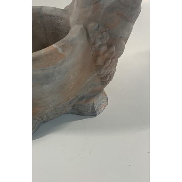 House Hippo Light Terracotta Swirl Sandstone Planter - Picture 8 of 8